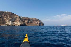 paesaggi di il isola di santorini foto