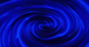 astratto sfondo con blu vorticoso imbuto o turbine spirale fatto di luminosa brillante metallo con splendore effetto. salvaschermo bellissimo foto