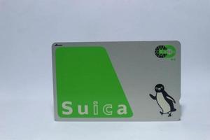 Giappone su luglio 2019. isolato foto a partire dal suica carta.