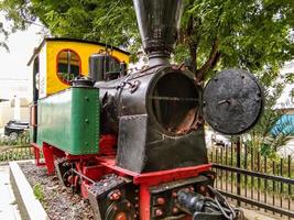 probolinggo, indonesia. nov. 2022 - vecchio locomotiva quello ancora ha un' vapore motore. ancora conservato nel un' Museo foto