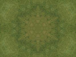 verde prato estetico caleidoscopio floreale modello astratto unico struttura sfondo foto