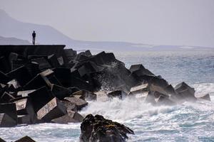 enorme mare onde foto