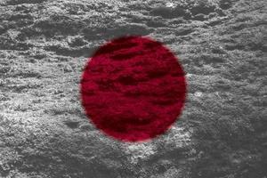 giapponese bandiera struttura come sfondo foto