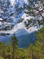 paesaggio di montagna in estate foto