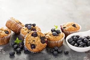 vegano Banana mirtillo muffin foto