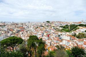 Visualizza di Lisbona nel Portogallo foto