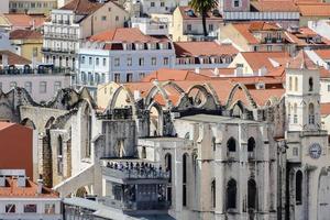 Visualizza di Lisbona nel Portogallo foto