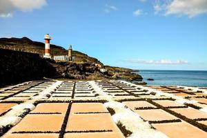 sale pentole di fuencaliente a la palma, canarino isole foto