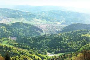 panorama di polacco montagne foto