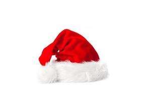 cappello rosso di babbo natale per buon natale foto