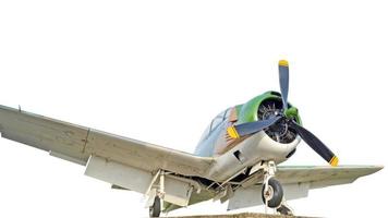 combattente aereo nel mondo guerra 2 isolato su bianca foto