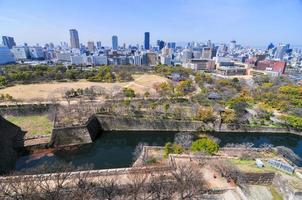 osaka castello - osaka, Giappone foto