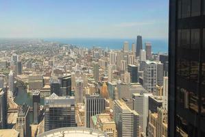 vista sullo skyline di Chicago foto