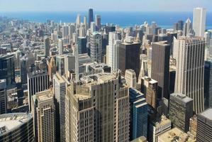 vista sullo skyline di Chicago foto