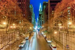 Visualizza lungo 42nd strada - nuovo York città foto