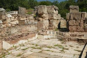 adrianico bagni nel afrodisia antico città nel aydin, turkiye foto