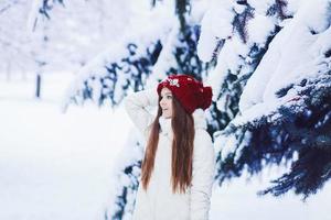donna inverno ritratto foto