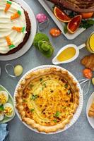 quiche lorraine per Pasqua brunch foto