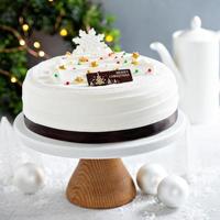 torta di natale bianco foto