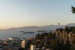 Visualizza di il mare e il golfo di Izmir foto