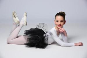 bellissimo ragazza balletto ballerino. foto