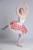 bellissimo ragazza balletto ballerino. foto