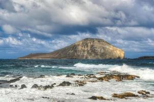 drammatico paesaggio di oahu, hawaii foto