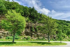 Visualizza di il shenandoah valle e blu cresta montagne a partire dal shenandoah nazionale parco, Virginia foto