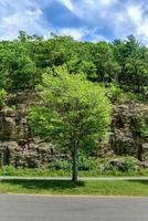 Visualizza di il shenandoah valle e blu cresta montagne a partire dal shenandoah nazionale parco, Virginia foto