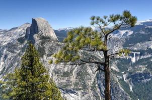 metà cupola di Yosemite valle foto