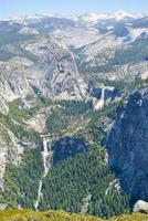 metà cupola di Yosemite valle foto