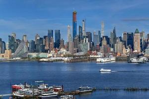 nuovo York città - aprile 21, 2019 - panoramico Visualizza di il nuovo York città orizzonte a partire dal hamilton parco, weehawken, nuovo maglia. foto