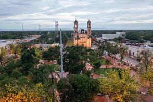 Cattedrale di san gervasio, un' storico Chiesa nel valladolid nel il yucatan penisola di Messico. costruito nel 1706 per sostituire il originale 1545 edificio quello era distrutto di il spagnolo coloniale governo. foto