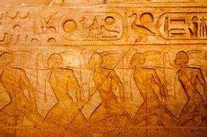 abu simbel su il confine di Egitto e Sudan foto