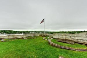 forte knox su il penobscot fiume, Maine, Stati Uniti d'America. costruito fra 1844 e 1869, esso era il primo forte nel Maine costruito di granito. foto