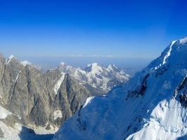 aereo Visualizza di ghiacciai nel denali nazionale parco, alaska foto