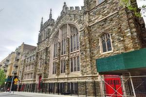 abissino battezzatore Chiesa, collocato a 132 ovest 138° strada fra Adamo Clayton powell jr. viale e lenox viale nel il Harlem Quartiere di Manhattan, nuovo York città, costruito nel 1922-23. foto