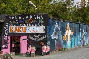 paesaggi di Tallinn nel il sera ore foto