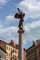 strade e paesaggi di il vecchio cittadina di vilnius foto