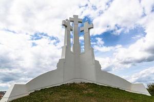 strade e paesaggi di il vecchio cittadina di vilnius foto