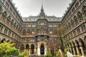 Rathaus edificio nel vienna foto