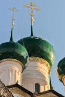 russo ortodosso Chiesa di Rostov, nel il Cremlino, lungo il d'oro squillare al di fuori di Mosca. foto