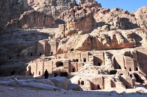 rovine nel petra, Giordania foto