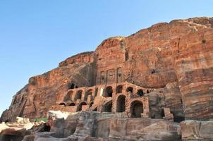 rovine nel petra, Giordania foto