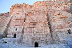 rovine nel petra, Giordania foto