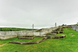 forte knox su il penobscot fiume, Maine, Stati Uniti d'America. costruito fra 1844 e 1869, esso era il primo forte nel Maine costruito di granito. foto