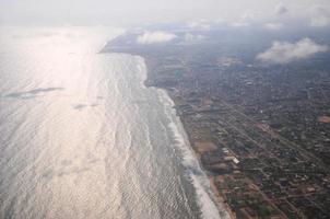 aereo Visualizza di accra, Ghana foto