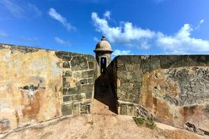 castillo san felipe del morro anche conosciuto come forte san felipe del morro o morro castello. esso è un' 16 ° secolo cittadella collocato nel san Giovanni, puerto stecca. foto