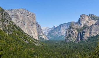 metà cupola di Yosemite valle foto