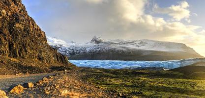 skaftafellsjokull ghiacciaio, Islanda foto